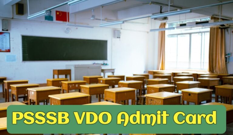 punjab vdo exam date