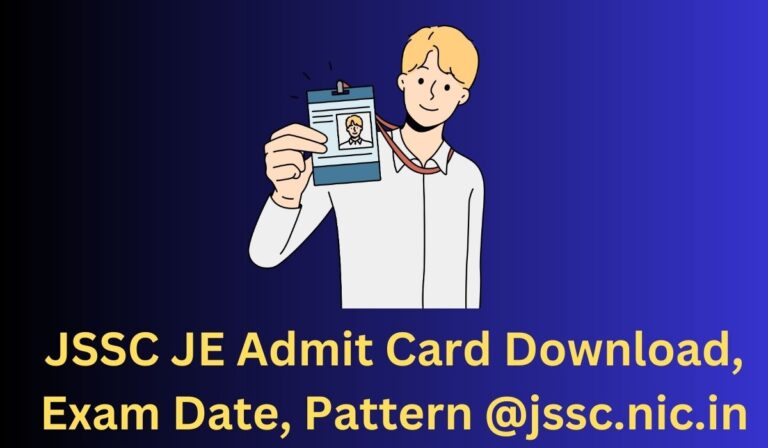 jssc je admit card