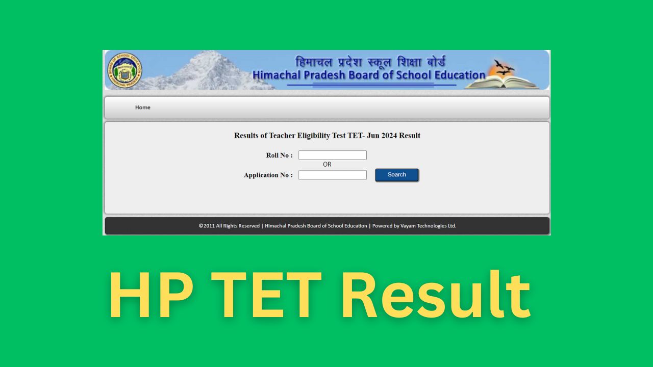 hp tet result 